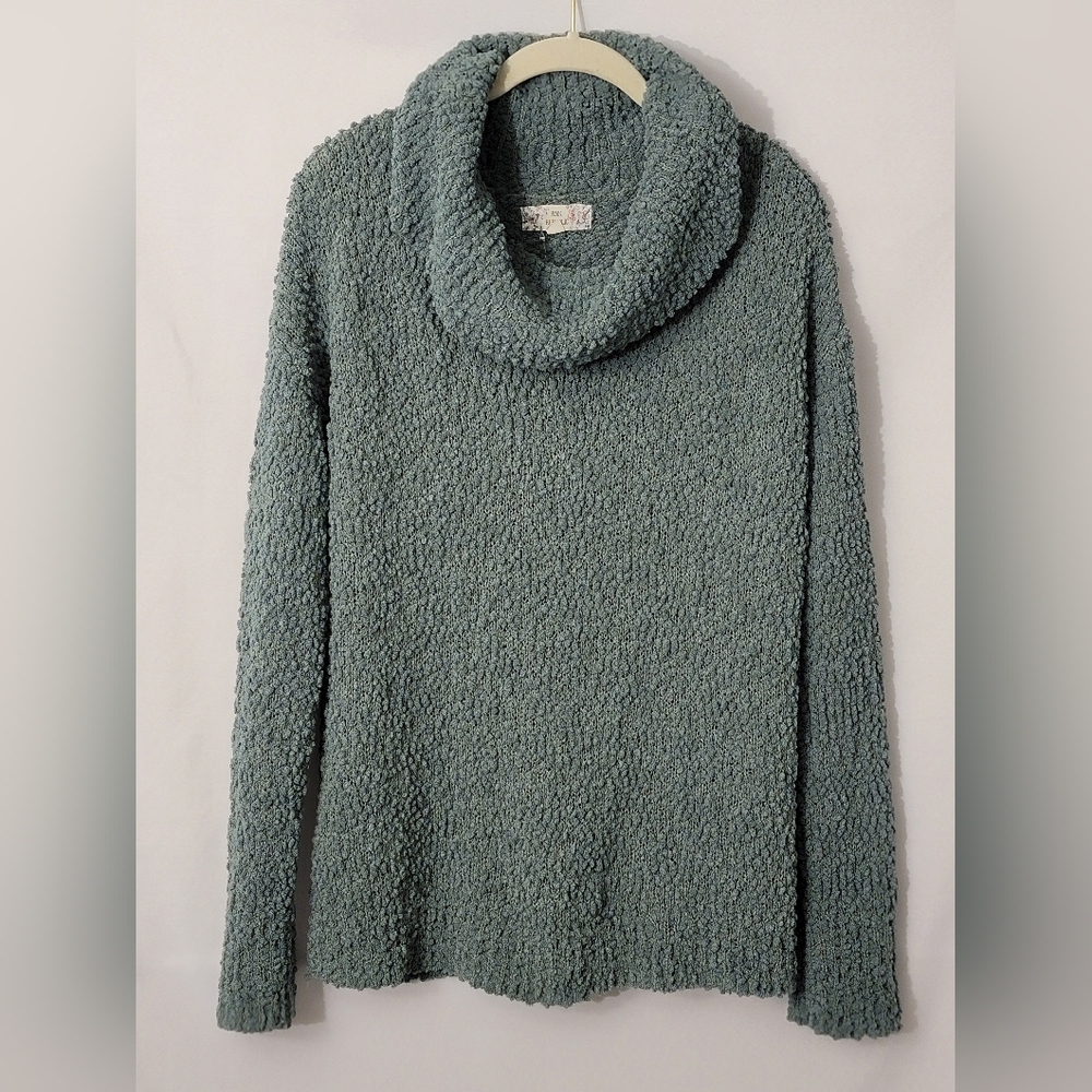 Pink Republic Cozy Cowl Neck Sweater Size L - Picture 1 of 8